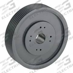 APPROVED VENDOR V-Belt Pulley: 8V3000, 6 Groove, 30 in OD, Bushed Bore, M, For 8V/8VX Belt Section (MPN 68V3000M). Key specifications — Pulley Industry Number: 8V3000; Pitch Diameter: 30 in (8V); For Belt Section (broad, with similar types): 8V or 8VX.
