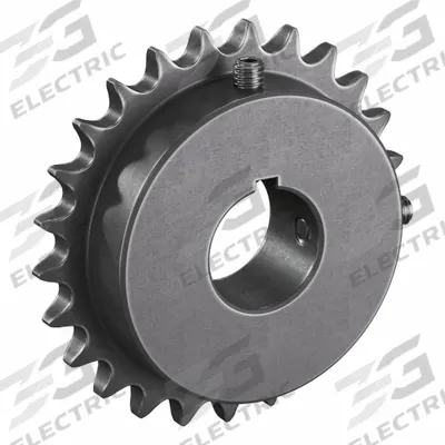 TRITAN Roller Chain Sprocket: 40, For 1/2 in Chain Pitch, 1 1/4 in Bore Dia, 25 Teeth - Size 40 Fixed-Bore Roller Chain Sprockets