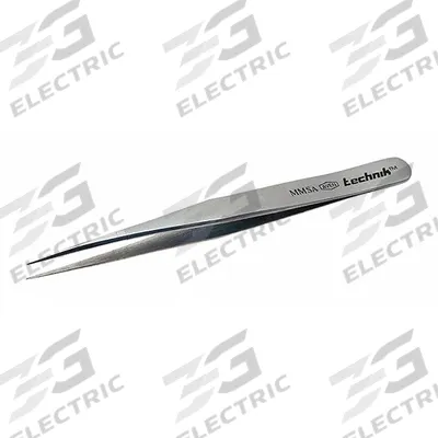 TECHNIK Tweezers: Stainless Steel, Point, Straight Tip - High-Precision Tweezers