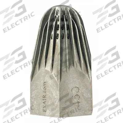 EXAIR Air Gun Nozzle: For 1218, Aluminum/Zinc, 3 5/8 in Extension Lg - Exair Air Gun Nozzles