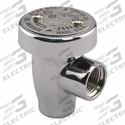 WATTS Anti-Siphon Vacuum Breaker: FNPT x FNPT, 3/4 in Pipe Size, Polished Chrome - Atmospheric Vacuum Breakers