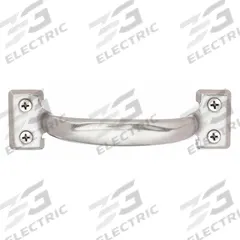 MONROE PMP Pull Handle: Unthreaded Holes, Stainless Steel, Silver, #8 Screw Size, 0.38 in (MPN PH-0230). Key specifications — Brand: MONROE PMP; Projection Type: Non-Recessed; Material: Stainless Steel; Finish: Polished; Color: Silver; Folding Type: Fixed; Mounting Type: Unthreaded Holes; Screw Size: #8.