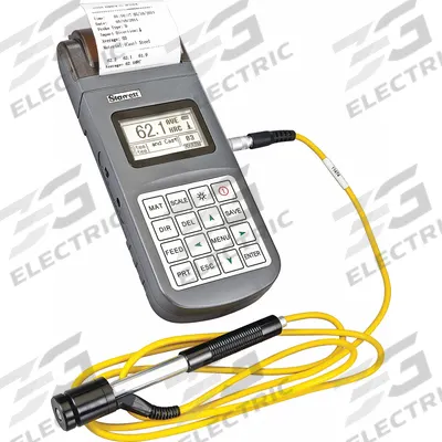 STARRETT Hardness Tester: Alloys/Steel, +/- 0.5% Accuracy, Ball, 25 HRC Measuring Range - Min - Handheld Hardness Testers