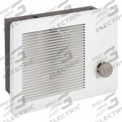 BROAN Recessed Electric Wall-Mount Heater: 1125/1500/750 W/1500 W, 120/208/240V AC - Register-Style Recessed Electric Wall Heaters