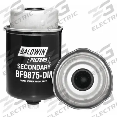 BALDWIN FILTERS Fuel Filter: Cartridge, 5 5/16 in Overall Lg, 3 3/16 in Outside Dia - Can-Type Fuel/Water Separators