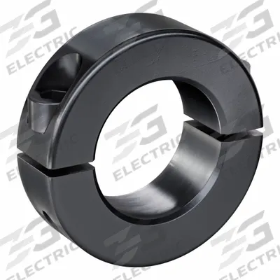 RULAND MANUFACTURING Shaft Collar: 2-Piece, Metric, Round, Clamp-On, 28 mm Bore Dia - Steel Shaft Collars