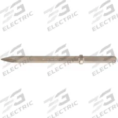 AMPCO Chisel: 1.25 in Shank Size, Hex, Round, 22 in Overall Lg, Non-Sparking (MPN C-8A). Key specifications — attr294781: AMPCO; attr292728: Hex; attr292729: Round.