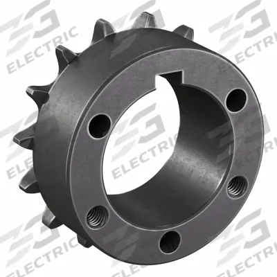 TSUBAKI Sprocket: For 50 Chain, 15 Teeth, 3.006 in Pitch Dia, 3.315 in Outside Dia - Size 50 Bushed-Bore Roller Chain Sprockets