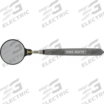 MAG-MATE Inspection Mirror: 2 1/4 in Dia Mirror Size, Mirr. Mat. Glass - Standard Inspection Mirrors