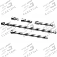 SK PROFESSIONAL TOOLS Socket Extension Set: 1/2 in Input Drive Size, 1/2 in Output Drive Size (MPN 40208). Key specifications — attr1204978: Not Insulated; attr1204980: Locking Not Included; attr1204984: SK PROFESSIONAL TOOLS; attr1204970: Chrome.