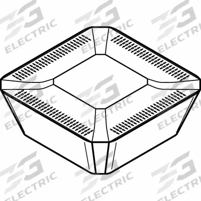 WIDIA Square Milling Insert: SEKR53AFNMS, SEKR1504AFNMS (MPN 6901200) - Square (S) Indexable Milling Inserts