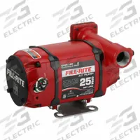 FILL-RITE Electric Drum Pump: 25 gpm Max. Flow Rate, 120 V AC, 1/3 hp HP, Pump Only, Cast Iron (MPN NX25-120NF-PX). Key specifications — Brand: FILL-RITE; Rated Voltage: 120 V AC; Discharge Hose Size: Not Included; Nozzle Type: Not Included.