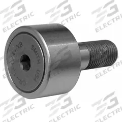 SMITH BEARING Cam Follower: 1 in Dia, Std, 1 Row, Open, Hex Socket, Flat, 5/8 in Roller Wd (MPN CR-1-B). Key specifications — Brand: SMITH BEARING; Duty Type: Standard; System of Measurement: Inch.