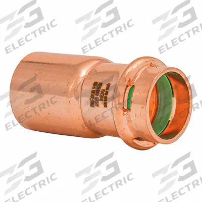 QUICKFITTING SUREPRESS Press Copper Reducer: 1 in CTS x 3/4 in CTS size, FTG x Press-fit - Plumbing Copper & Bronze Press Tube Fittings with Seal Window