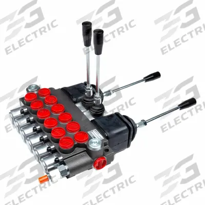 CHIEF Hydraulic Directional Control Valve: Four-Way / Three Positions, Tandem Center - Manual Spool Monoblock Valves