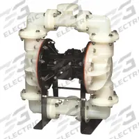 SANDPIPER Double Diaphragm Pump: Polypropylene Body, 1 1/2 in, Flange Connection, 100 gpm, PP Seat (MPN S15B3P1PPUS000.). Key specifications — Brand: SANDPIPER; Seat Material: PP; Check Valve Material: Santoprene.