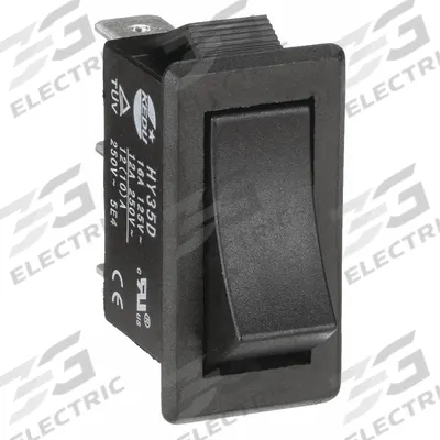 APPROVED VENDOR Rocker Switch: Series HY35, 3 Positions, SPDT - General Purpose Rocker Switches