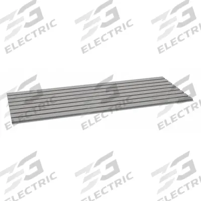 TENNSCO Decking: 60 in x 24 in x 9/16 in, 22 ga Decking, Steel - Ribbed Steel Decking for Bulk Racks