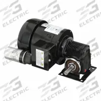 DAYTON AC Gearmotor: Right Angle, Single Output Shaft, PSC, TEFC, 330 RPM, 15 in-lb Max Torque, 5:1 (MPN 3XA87). Key specifications — Inverter Rated: No; Brand: DAYTON; Full Load Current: 2.35/1.25 A.