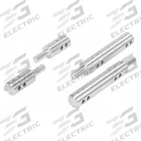 BURRELL SCIENTIFIC Shaft: 8 in Overall Lg, 1 1/2 in Overall Wd, Bottle Clamp Shaft, Aluminum (MPN 075-780-04-00). Key specifications — Brand: BURRELL SCIENTIFIC; Material: Aluminum; Product Type: Bottle Clamp Shaft.