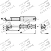 WIDIA Indexable Boring Bar: FSBI312625155R (MPN 2830189). Key specifications — attr257292: FSBI312625155R.