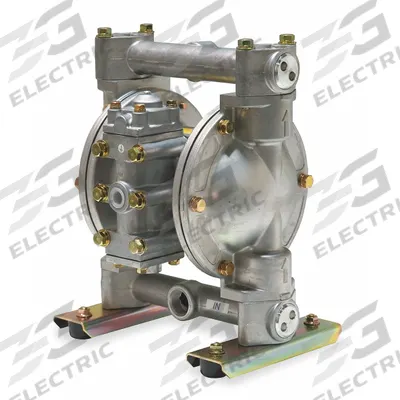 Dayton Double Diaphragm Pump: Aluminum Body, 3/4 in, NPT Connection, 21 gpm - Aluminum Housing AODD Pumps