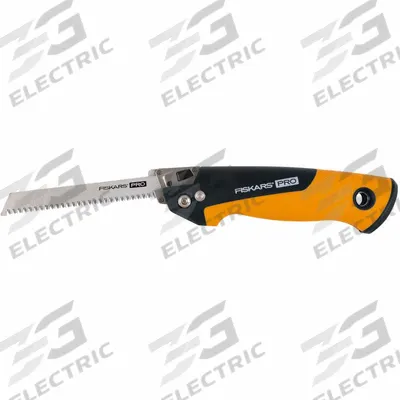 FISKARS Hand Saw: 6 in Blade Lg, Steel, 6 in Overall Lg, 13/24 - Folding Utility Saws