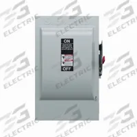 SIEMENS Safety Switch: Fusible, 200 A, Single Phase, 240V AC, Galvanized Steel, Indoor (MPN GF324NLA). Key specifications — Brand: SIEMENS.