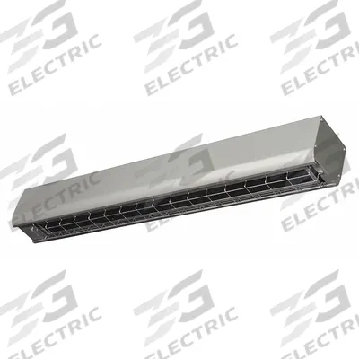 FOSTORIA Electric Infrared Heater: 3150W Watt Output, 480V AC, 1 Phase, Hardwired - Indoor/Outdoor Suspended Infrared Radiant Electric Ceiling Heaters