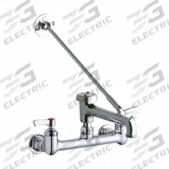 ELKAY Handle-Operated Faucet: Elkay®, Brass, Centerset, Wall, 2 Mounting Holes, 4 gpm Flow Rate, NPT (MPN LK940BP07L2H). Key specifications — Series: Elkay®; Brand: ELKAY.
