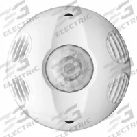 LEVITON Occupancy Sensor Lighting Control: Passive Infrared (PIR)/Ultrasonic, 24V DC, Hard Wired (MPN OSC20-RMW). Key specifications — Communication Method: Hard Wired; Operating Voltage: 24V DC; Brand: LEVITON; Load Rating @ 120V AC: Dependent on Power Pack Rating; Sensor Brand: Leviton.