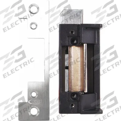 RUTHERFORD Electric Door Strike: 1 7/16 in Wd, 7 15/16 in Ht, Cylindrical/Mortise - Combination Cylindrical & Mortise Electric Strikes