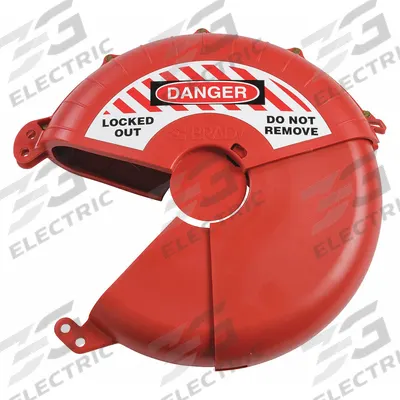 BRADY Gate Valve Lockout: Collapsible Gate Valve Lockout, For 13 in Max Hand Wheel Dia - Collapsible Gate Valve Lockouts
