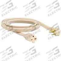 APPROVED VENDOR Extension Cord: Indoor Use, 9 ft Lg, Outlet, 6-20P, 12/3, SPT-3, Beige, 20 A Current (MPN 3AY47). Key specifications — Brand: APPROVED VENDOR; Temperature Rating: 32° to 167°F; NEMA Plug Configuration: 6-20P.