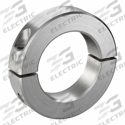 RULAND MANUFACTURING Shaft Collar: 2-Piece, Inch, Round, Clamp-On, 1 1/2 in Bore Dia - Stainless Steel Shaft Collars