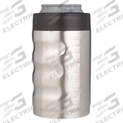 GRIZZLY COOLERS Insulated Mug: 12 oz Capacity, Silver, Stainless Steel, 5 3/8 in Overall Ht, Sleeve (MPN 4450110). Key specifications — Brand: GRIZZLY COOLERS.