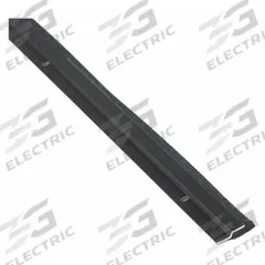 NATIONAL GUARD Door Weatherstripping: Flat Insert, 8 ft Lg, 1 1/8 in Wd, 1 3/16 in Ht (MPN 127NDKB-96). Key specifications — Insert Material: Neoprene; Flange Material: Aluminum; Brand: NATIONAL GUARD.