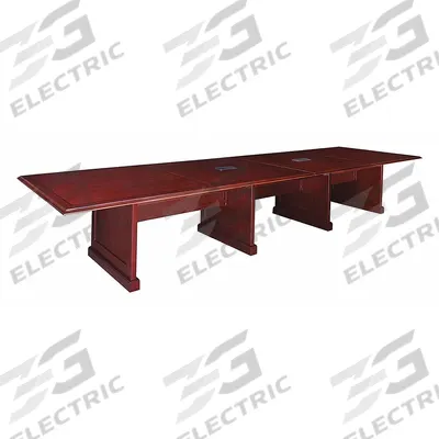 REGENCY Conference Table: Rectangle, Veneer, Mahogany, 192 in Overall Lg, 50 in Overall Wd - Rectangular Conference Tables