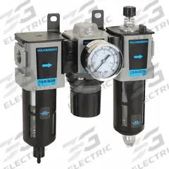 WILKERSON Filter/Regulator/Lubricator: 3/8 in NPT, 68 cfm, 150 psi Max Op Pressure, 5 micron (MPN C18-03-FKG0B). Key specifications — attr109588: C18; attr109524: WILKERSON.