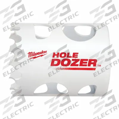 MILWAUKEE Hole Saw: 1 5/8 in Saw Dia., 3.5 Teeth per Inch, 1 5/8 in Max. Cutting Dp - Multi-Material-Cutting Hole Saws without Arbor