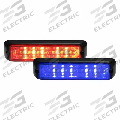 CODE 3 Warning Light: Emergency Vehicle Area Light, Blue/Red, 9.6 W Watt - Emergency Vehicle Area Lighting