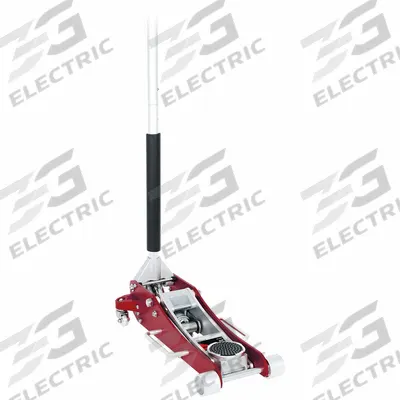 AMERICAN FORGE & FOUNDRY Service Jack: Aluminum, Double Pump, Mechanical - Trolley Floor Jacks