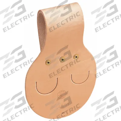KLEIN TOOLS Tool Holster: For 3 1/2 in Belt Wd - Max, 0 Pockets - Leather Tool Holsters