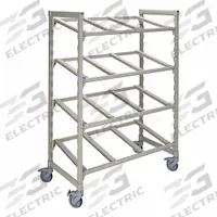 CAMBRO Flex Station: 8 Traverses, 67 1/4 in Ht, 24 in Dp, NSF Certified, Speckled Gray, 48 in Lg (MPN CPM244867FX3)