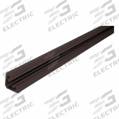LORIENT Smoke and Draft Seal: Batwing, Self-Adhesive Mounting, Std, Flex Elastomer/Rigid PVC - Fire & Smoke Perimeter Door Seals & Gaskets