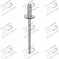 Blind Rivet,1 15/23" L,1/8" dia,PK500: Inch, 1 21/32 in Overall Lg, 11/32 in Body Lg, Plain, 500 PK (MPN U33191.012.0043). Key specifications — Brand: APPROVED VENDOR.