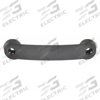 ROHDE Pull Handle: Unthreaded Holes, Plastic, Black, M6 Screw Size, 0.35 in, 3.58 in Grip Lg (MPN FK-02.A120.84). Key specifications — Brand: ROHDE; Projection Type: Non-Recessed; Material: Polyamide; Finish: Half Matte; Color: Black; Folding Type: Fixed; Mounting Type: Unthreaded Holes; Screw Size: M6.