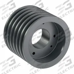 APPROVED VENDOR V-Belt Pulley: B58, 6 Groove, 6.15 in OD, Bushed Bore, SK, Quick Detachable (MPN 6B58SK). Key specifications — Pulley Industry Number: B58; Pitch Diameter: 5.4 in (4L, A); For Belt Section (broad, with similar types): 4L, A, or AX.