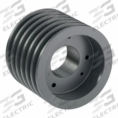 APPROVED VENDOR V-Belt Pulley: B58, 6 Groove, 6.15 in OD, Bushed Bore, SK - Bushed-Bore Cast-Iron V-Belt Pulleys