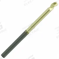 APPROVED VENDOR Ball End Mill: Carbide, ZrN Coated, 3 Flute, 1" Mill Dia, 1-1/4" LOC, 6" OAL (MPN 315977)